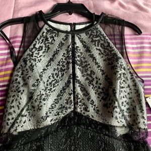 Phoebe by Kay Unger illusion top dress new 6